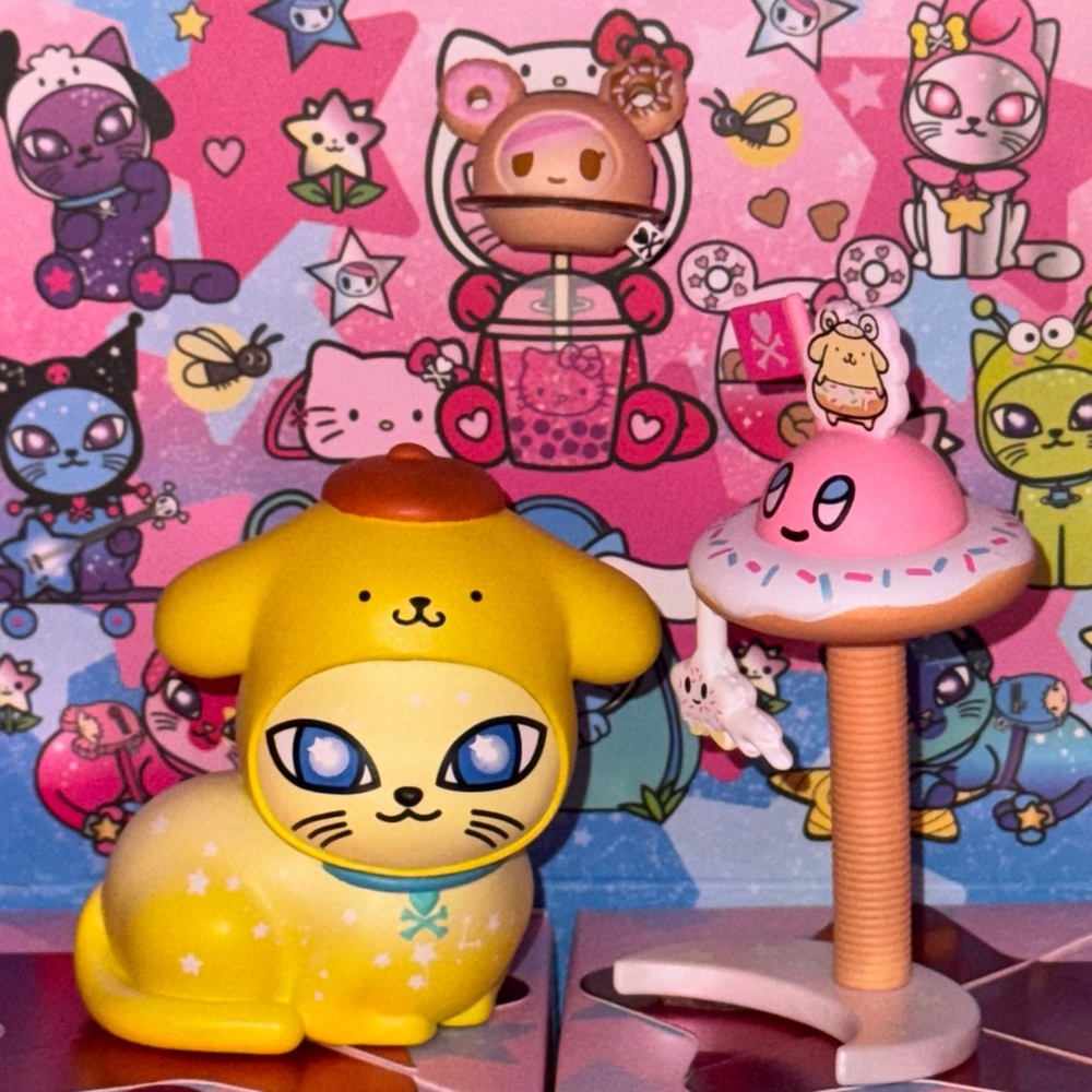 tokidoki Pompompurin x Bright Star Kitty: Galactic Cats x HK & Friends Series